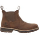 Rocky Men's Ride LTE 5.5" Waterproof Alloy Toe Western Work Boot - Brown - RKW0478