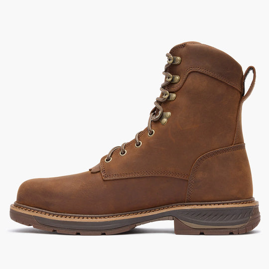 Rocky Men's Ride LTE 8" Waterproof Western Work Boot - Brown - RKW0479