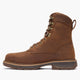 Rocky Men's Ride LTE 8" Waterproof Western Work Boot - Brown - RKW0479