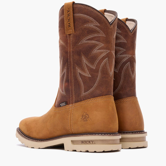 Rocky Men's Grindstone XTR 11" Western Work Boot - Brown - RKW0483