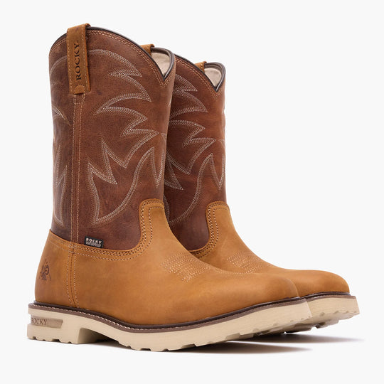 Rocky Men's Grindstone XTR 11" Western Work Boot - Brown - RKW0483