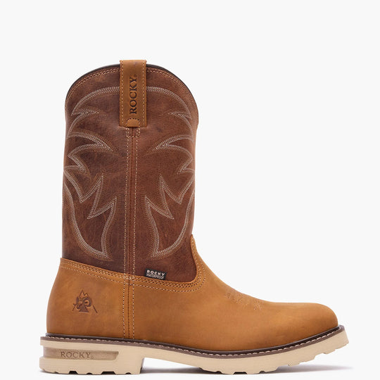 Rocky Men's Grindstone XTR 11" Western Work Boot - Brown - RKW0483