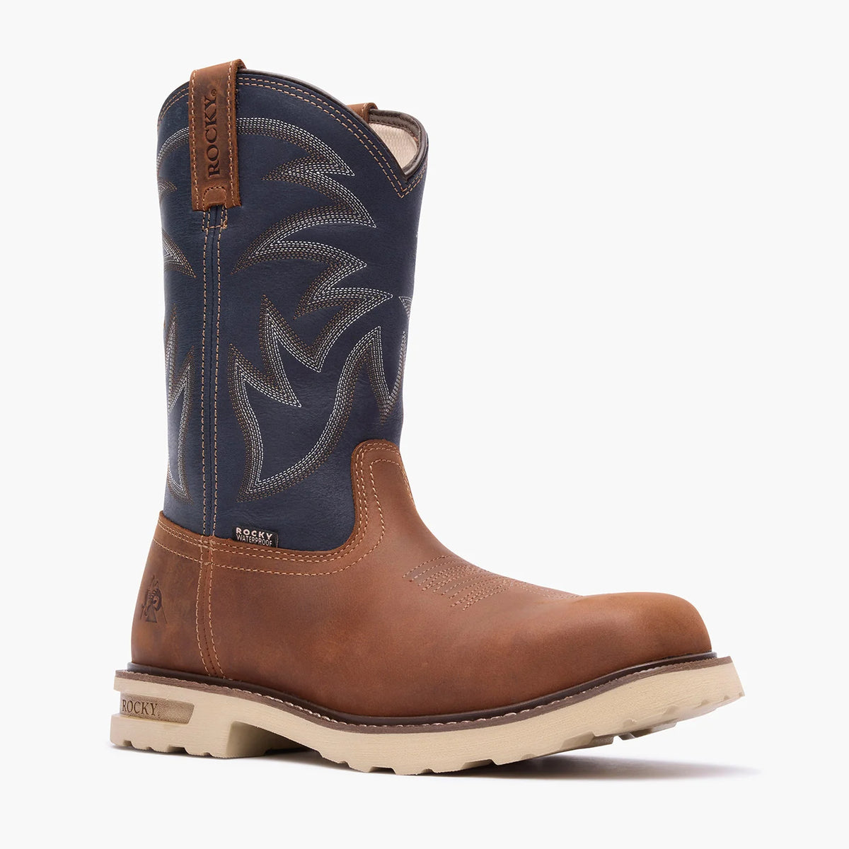 Rocky Men's Grindstone XTR 11" Composite Toe Western Work Boot - Brown - RKW0485 7 / Medium / Brown - Overlook Boots