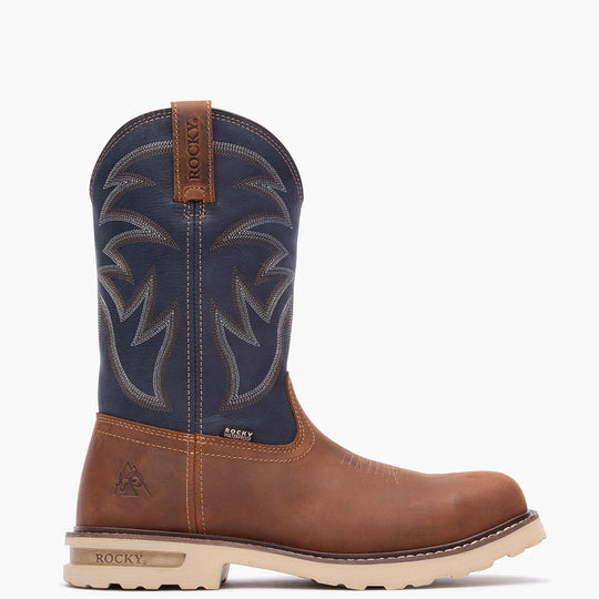 Rocky Men's Grindstone XTR 11" Composite Toe Western Work Boot - Brown - RKW0485 - Overlook Boots