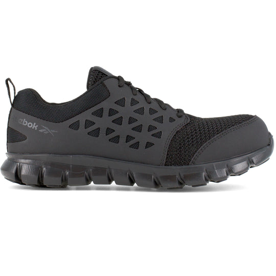 Reebok Men's Sublite Cushion Comp Toe Athletic Work Shoe - Black - IB4039 - Overlook Boots