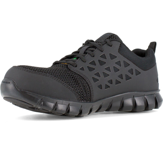Reebok Men's Sublite Cushion Comp Toe Athletic Work Shoe - Black - IB4039 - Overlook Boots