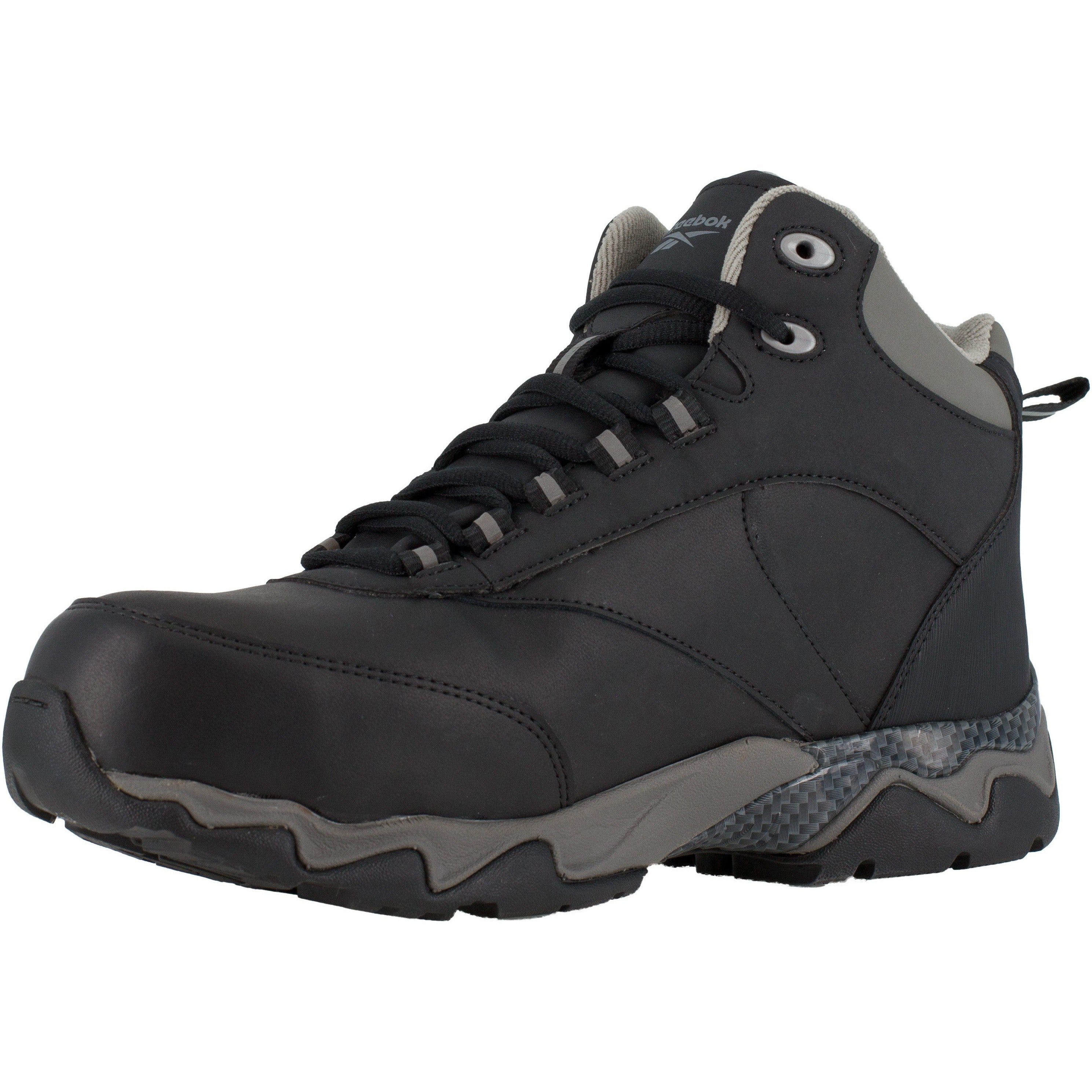 Reebok Men's Beamer Composite Toe Waterproof Athletic Work Boot- Black- RB1067 - Overlook Boots