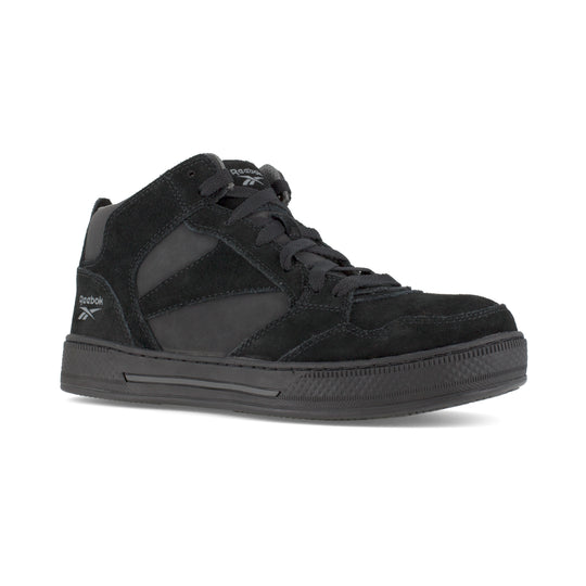 Reebok Women's Dayod Composite Toe Toe High-Top Skateboard Work Shoe - Black - RB173 6.0 / Medium / Black - Overlook Boots