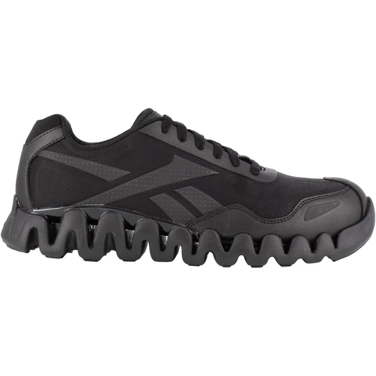 Reebok Men's Zig Pulse Composite Toe Athletic Work Shoe- Black- RB3019 - Overlook Boots