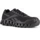 Reebok Men's Zig Pulse Composite Toe Athletic Work Shoe- Black- RB3019 4 / Medium / Black - Overlook Boots