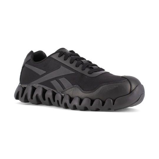 Reebok Women's Zig Pulse Composite Toe Toe Athletic Work Shoe - Black - RB319 6.0 / Medium / Black - Overlook Boots