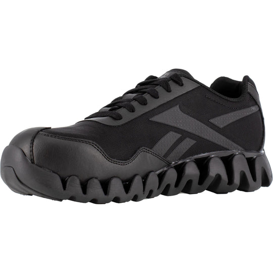 Reebok Men's Zig Pulse Composite Toe Athletic Work Shoe- Black- RB3019 - Overlook Boots