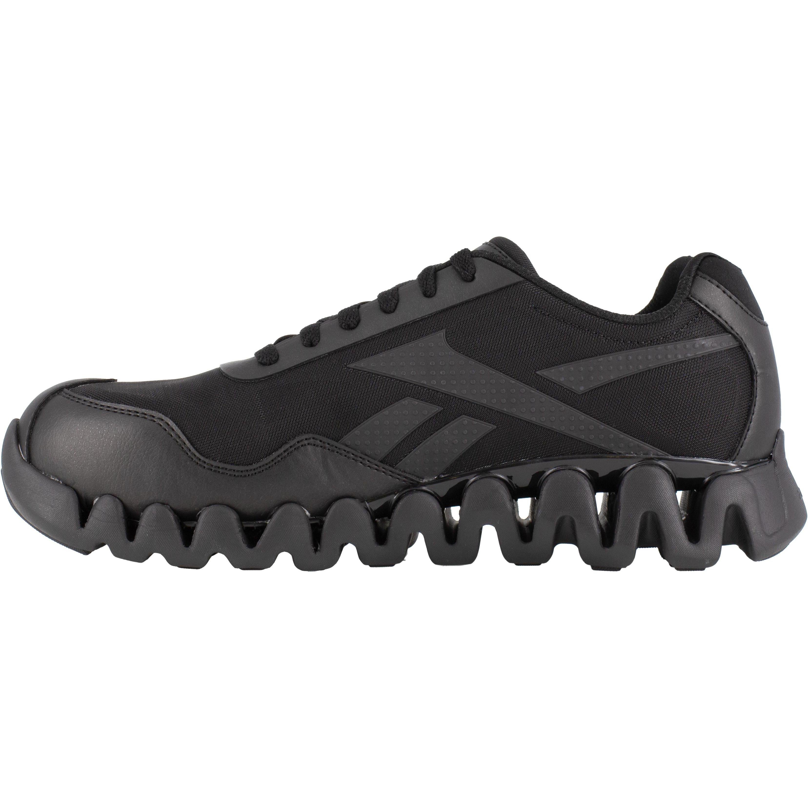 Reebok Men's Zig Pulse Composite Toe Athletic Work Shoe- Black- RB3019 - Overlook Boots