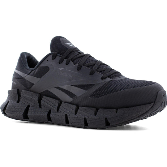 Reebok Men's FloatZig Composite Toe Athletic Work Shoe - Black - RB3030 4.0 / Medium / Black - Overlook Boots