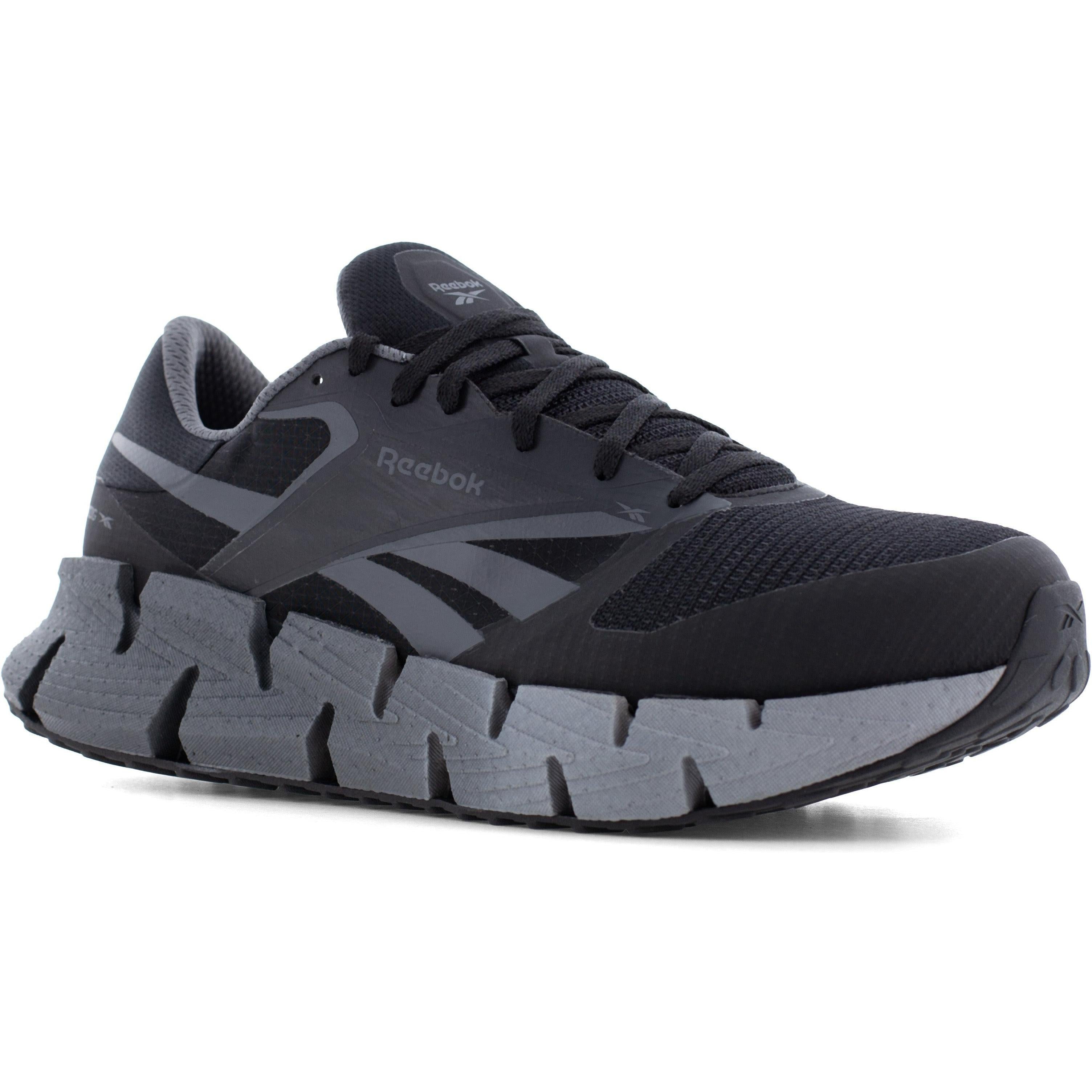 Reebok Men's FloatZig Composite Toe Athletic Work Shoe - Black - RB3031 7.0 / Medium / Brown - Overlook Boots