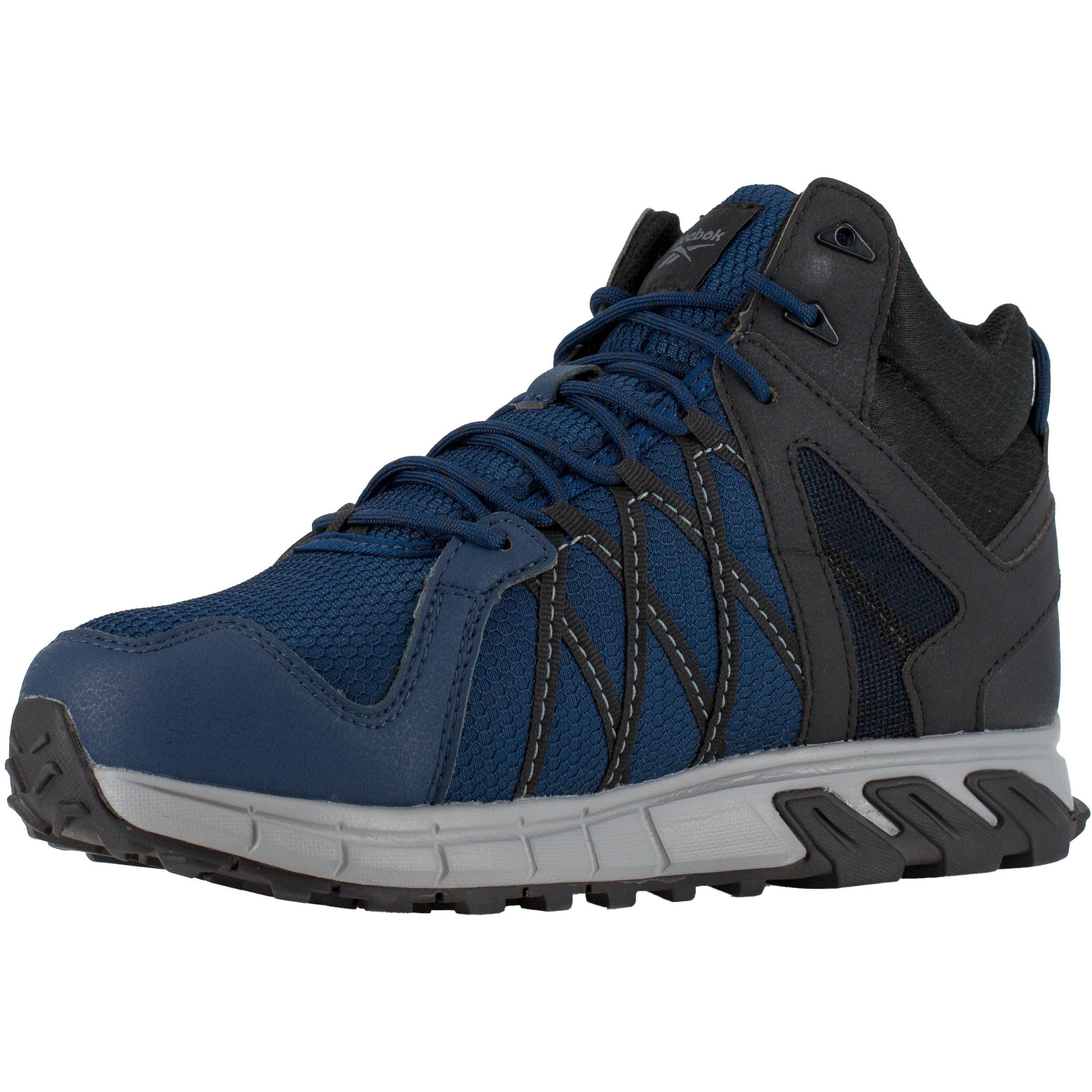 Reebok Men's Trailgrip CushGuard Athletic Metguard Work Boot- Navy- RB3400 - Overlook Boots