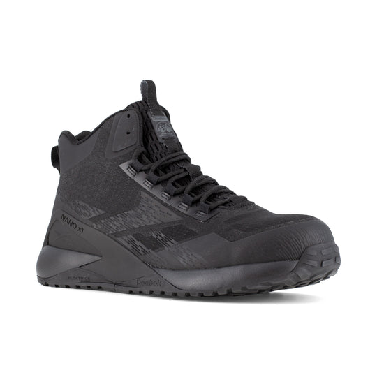 Reebok Women's Nano X1 Adventure Composite Toe Athletic Work Shoe - Black - RB384 6.0 / Medium / Black - Overlook Boots