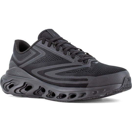 Reebok Women's Fuel Flex Comp Toe Athletic Work Shoe- Black- RB630 6 / Medium / Black - Overlook Boots