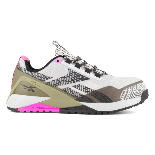 Reebok Women's Nano X1 Adventure Composite Toe Athletic Work Shoe - Silver - RB383 - Overlook Boots