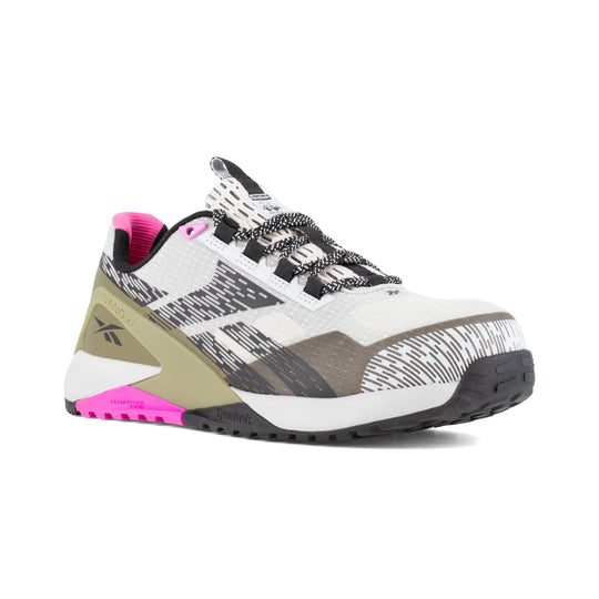 Reebok Women's Nano X1 Adventure Composite Toe Athletic Work Shoe - Silver - RB383 6.0 / Medium / Silver - Overlook Boots