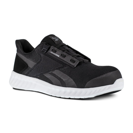 Reebok Women's Sublite Legend Composite Toe Athletic Work Shoe - Black - RB423 6.0 / Medium / Black - Overlook Boots