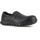 Reebok Men's Sublite Cushion Comp Toe Athletic Slip On Work Shoe- Black- RB4036 4.0 / Medium / Black - Overlook Boots