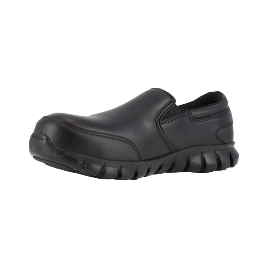 Reebok Women's Sublite Cushion Composite Toe Athletic Work Shoe - Black - RB036 - Overlook Boots