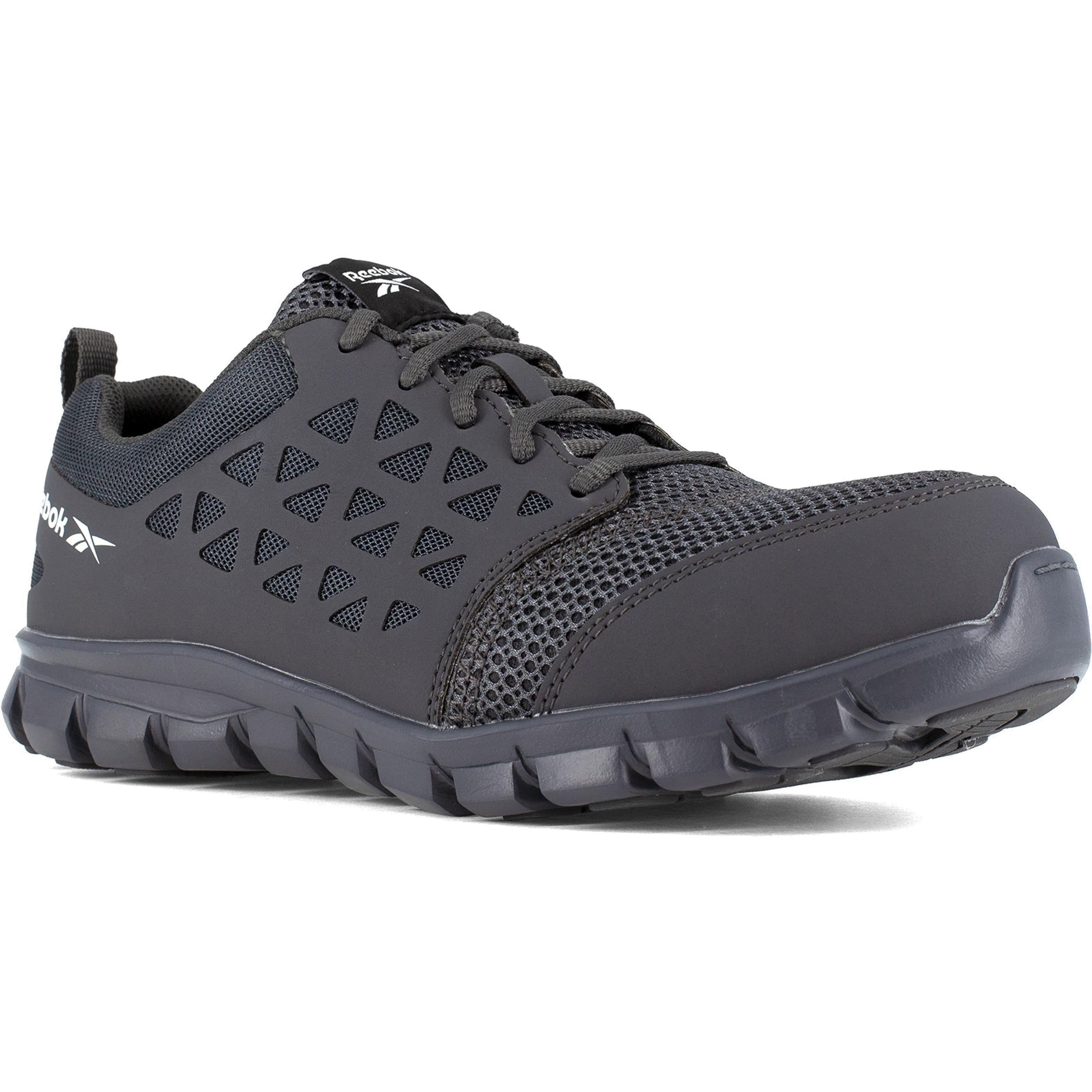 Reebok Men's Sublite Cushion CT Athletic Work Shoe - Grey - RB4038 7.0 / Medium / Grey - Overlook Boots