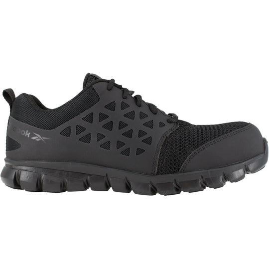 Reebok Men's Sublite Cushion Comp Toe Athletic Work Shoe - Black - RB4039 - Overlook Boots