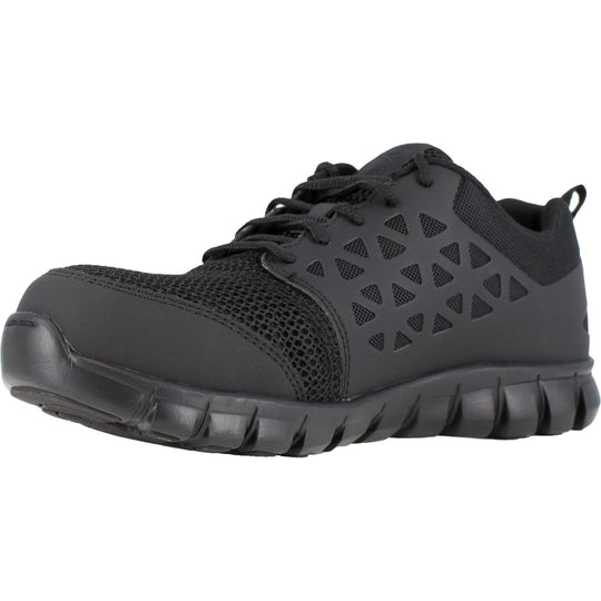 Reebok Men's Sublite Cushion Comp Toe Athletic Work Shoe - Black - RB4039 - Overlook Boots
