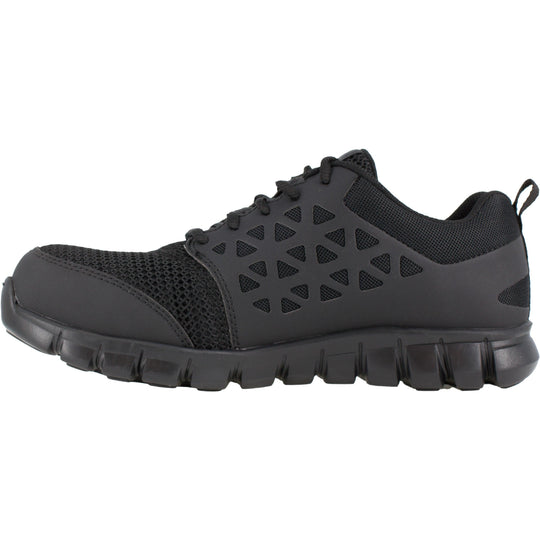 Reebok Men's Sublite Cushion Comp Toe Athletic Work Shoe - Black - RB4039 - Overlook Boots