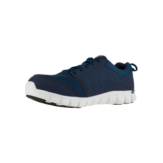 Reebok Men's Sublite Cushion Alloy Toe Athletic Work Shoe - Navy - RB4043 - Overlook Boots