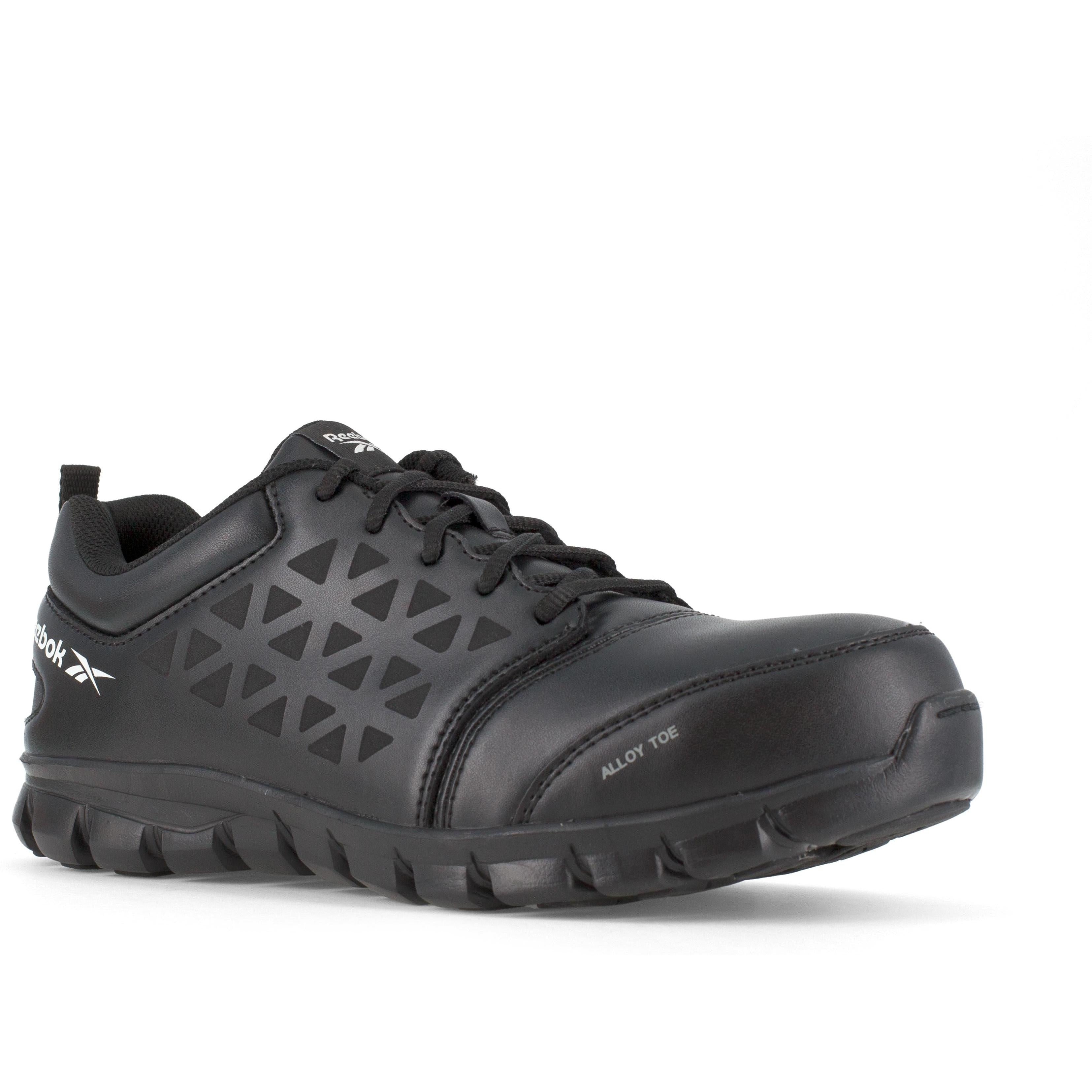 Reebok Men's Sublite Cushion Alloy Toe Athletic Work Shoe - Black - RB4047 2.0 / Medium / Black - Overlook Boots