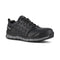 Reebok Women's Sublite Cushion Alloy Toe Athletic Oxford Work Shoe - Black - RB049 6.0 / Medium / Black - Overlook Boots