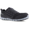 Reebok Men's Sublite Cushion Composite Toe Slip On Athletic Work Shoe- Black- RB4052 7.5 / Medium / Black - Overlook Boots