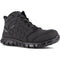 Reebok Men's Sublite Cushion Composite Toe Mid Cut Athletic Work Shoe- Black- RB4059 7.0 / Medium / Black - Overlook Boots