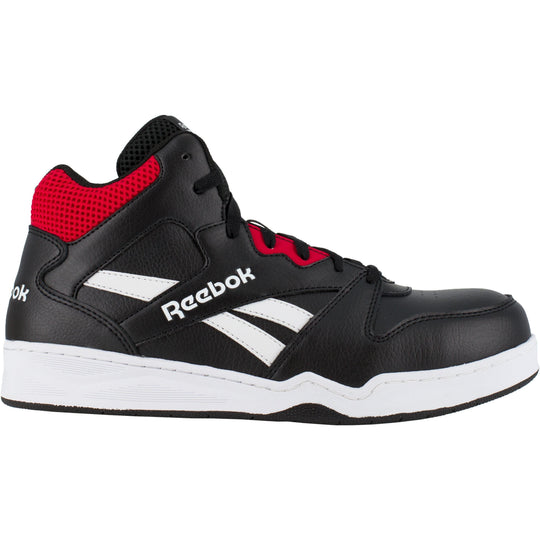 Reebok Men's High Top Comp Toe Sneaker Work Shoe - Black/Red - RB4132 - Overlook Boots