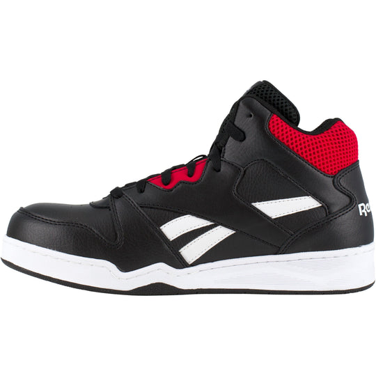 Reebok Men's High Top Comp Toe Sneaker Work Shoe - Black/Red - RB4132 - Overlook Boots
