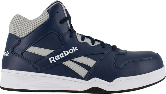 Reebok Men's High Top Comp Toe Sneaker Work Shoe - Navy/Grey - RB4133 - Overlook Boots