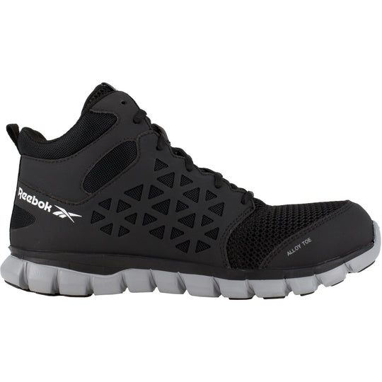 Reebok Women's Sublite Cushion Alloy Toe Athletic Work Shoe - Black - RB411 - Overlook Boots