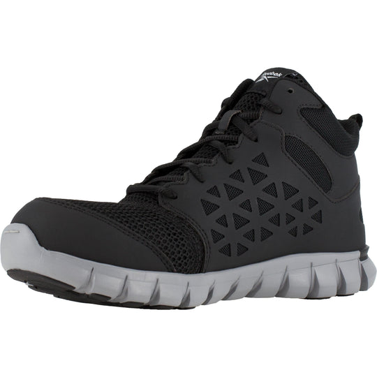 Reebok Women's Sublite Cushion Alloy Toe Athletic Work Shoe - Black - RB411 - Overlook Boots