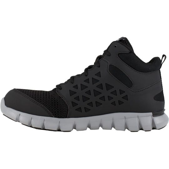 Reebok Women's Sublite Cushion Alloy Toe Athletic Work Shoe - Black - RB411 - Overlook Boots
