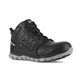 Reebok Women's Sublite Cushion Alloy Toe Athletic Work Shoe - Black - RB142 6.0 / Medium / Black - Overlook Boots