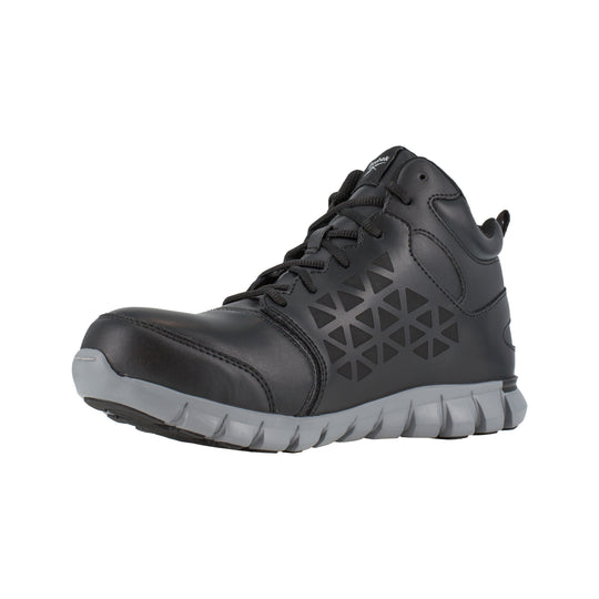 Reebok Women's Sublite Cushion Alloy Toe Athletic Work Shoe - Black - RB142 - Overlook Boots