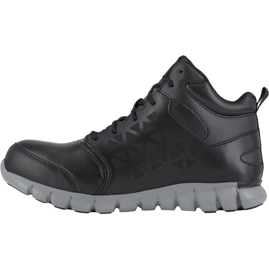 Reebok Men's Sublite Cushion Alloy Toe Athletic Work Shoe- Black- RB4142 - Overlook Boots