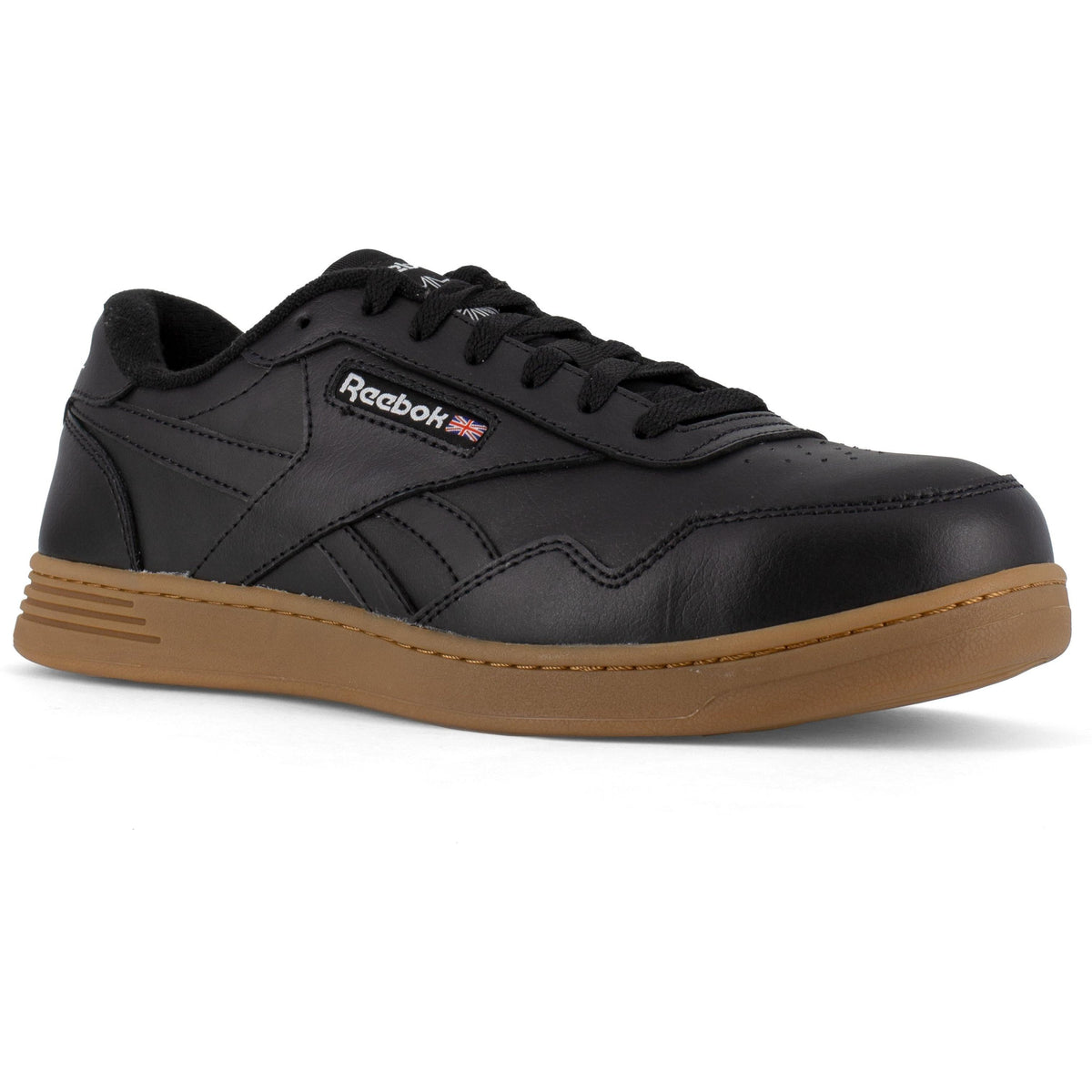 Reebok Women's Club Memt Composite Toe Classic Sneaker Work Shoe - Black - RB154 6 / Medium / Black - Overlook Boots