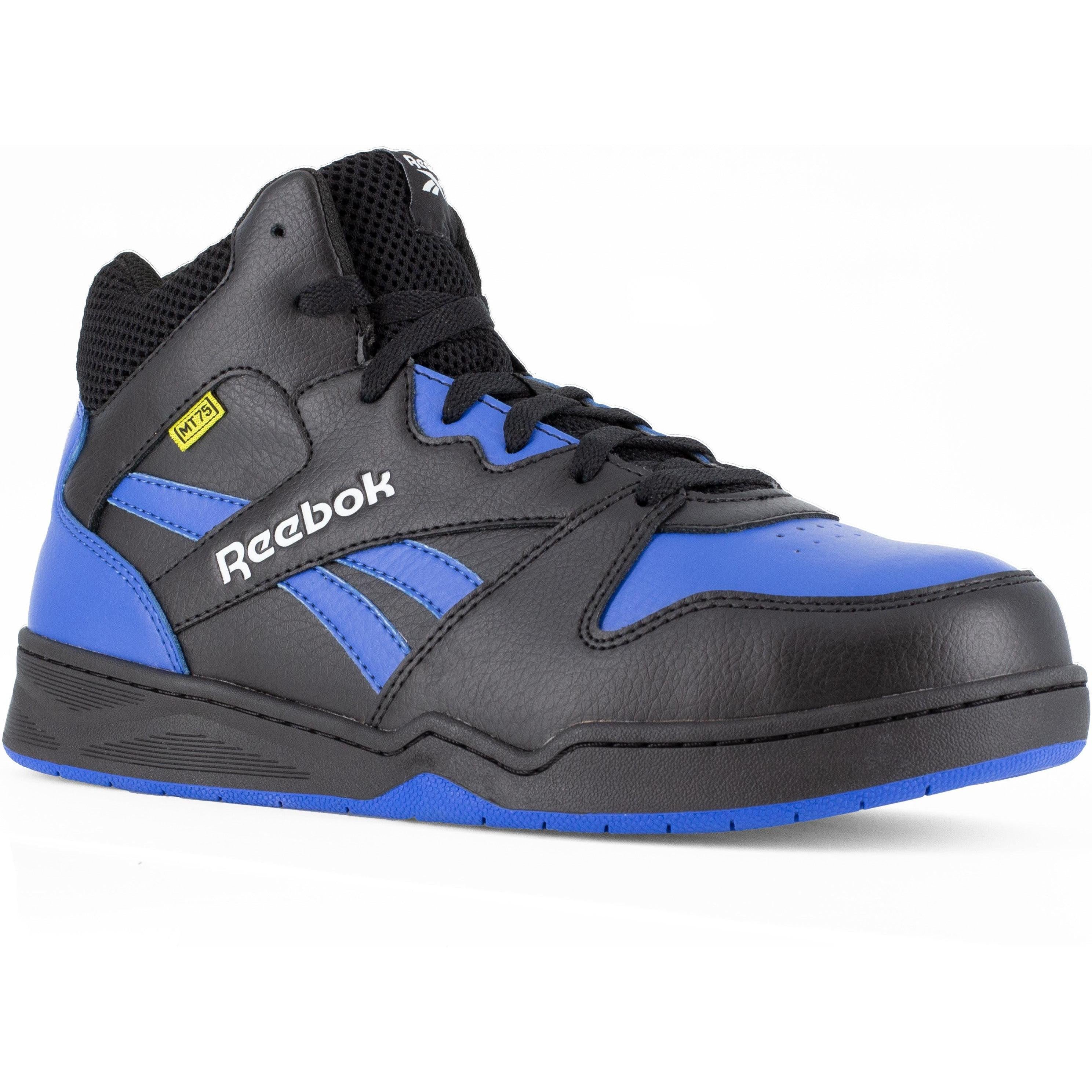 Reebok Men's High Top Comp Toe Sneaker MetGuard Work Shoe- Black- RB4166