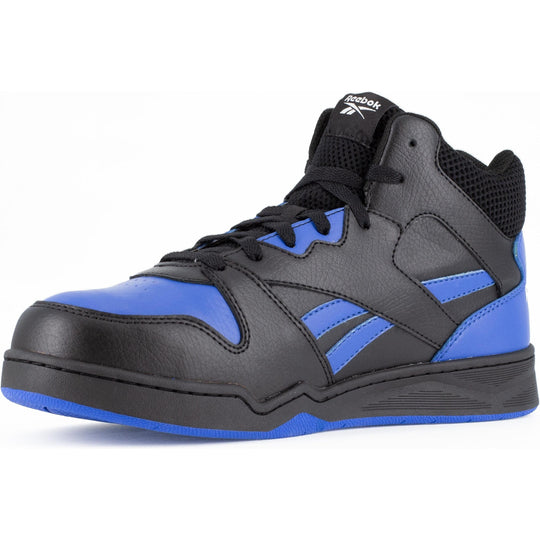 Reebok Men's High Top Comp Toe Sneaker MetGuard Work Shoe- Black- RB4166 - Overlook Boots