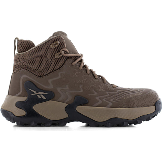 Reebok Men's Kitari DMX Comp Toe Waterproof Athletic Work Boot- Khaki- RB4176 - Overlook Boots