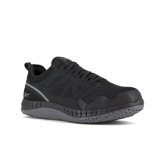 Reebok Women's ZPrint Steel Toe Athletic Oxford Work Shoe - Black - RB251 6.0 / Medium / Black - Overlook Boots